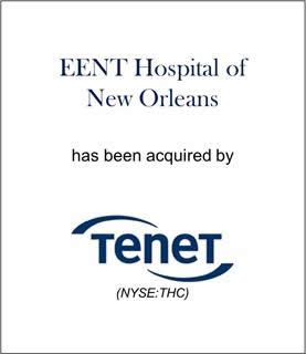 EENT Hospital of New Orleans Has Been Acquired