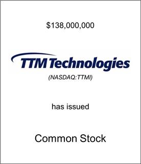 TTM Technologies Has Issued Stock