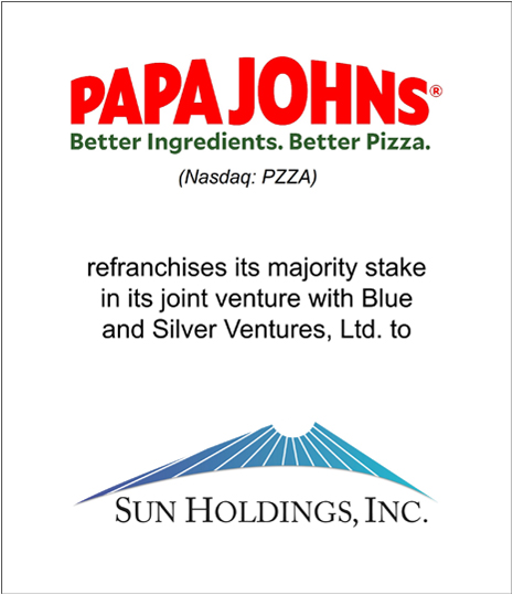 Genesis Capital Advises Papa Johns on Major Strategic Refranchising Agreement to Accelerate Domestic Development